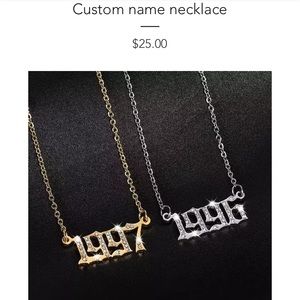 NWT Rose Gold Y2K 2007 Necklace